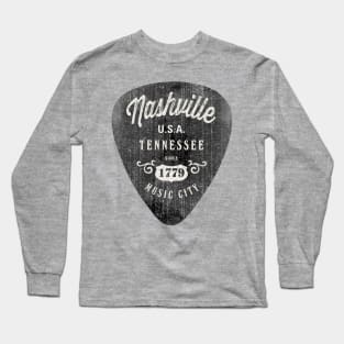 Nashville Music City USA Vintage Long Sleeve T-Shirt